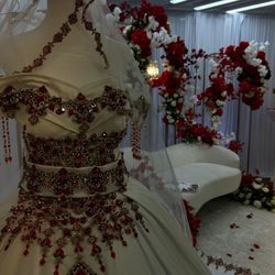 Traditional Algerian Wedding Dresse Worn One -600 Price Negotiable 