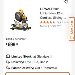 Dewalt Saw 