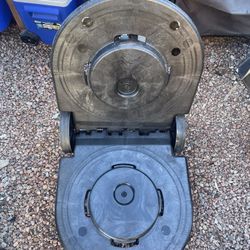 Double Trash Can Stand