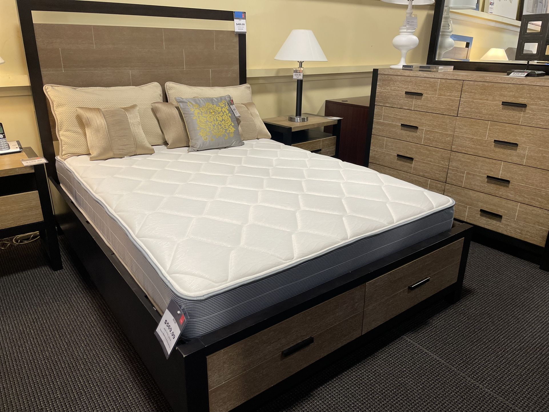 Helix Storage Queen Platform Bed