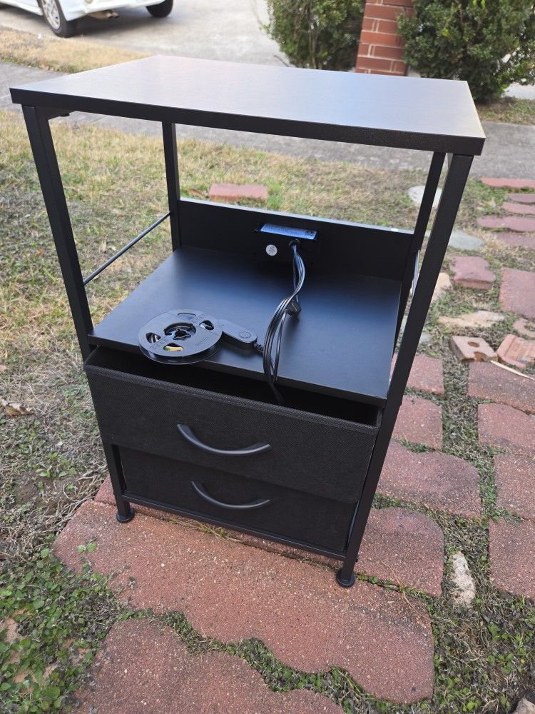 New Nigth Stand with LED lights and power connection