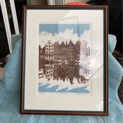 Carl Homstad Signed Wood Print