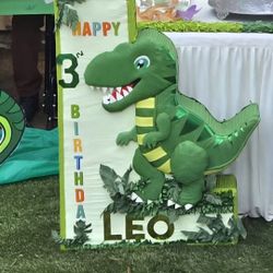 Hand Made Dinosaur Pinata ( Pre-Filled)