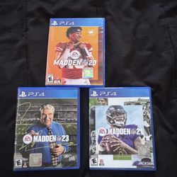 PlayStation 4 Madden 20,21 And 23