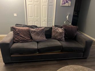 Purple sofa/couch large