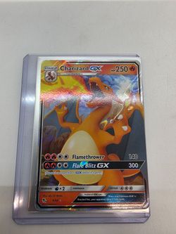 Charizard GX 9/68 White Star Hidden Fates Pokemon Pokémon Excellent condition