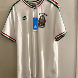 BNWT Adidas Originals Retro Mexico 1985 Away Soccer Jersey Size 2XL