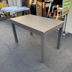48” Gray Table Dining Table Good Condition 