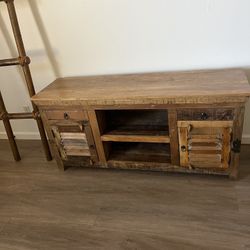 Rustic Shutter TV Media Console 