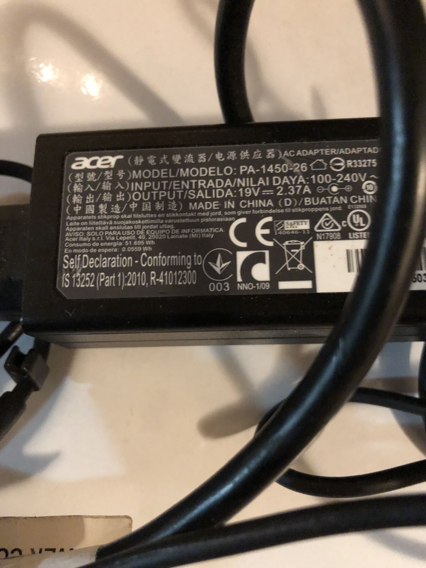 Acer Ac Adapter 