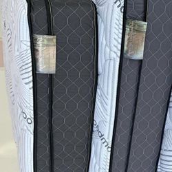 White Bamboo Twin Size Set 