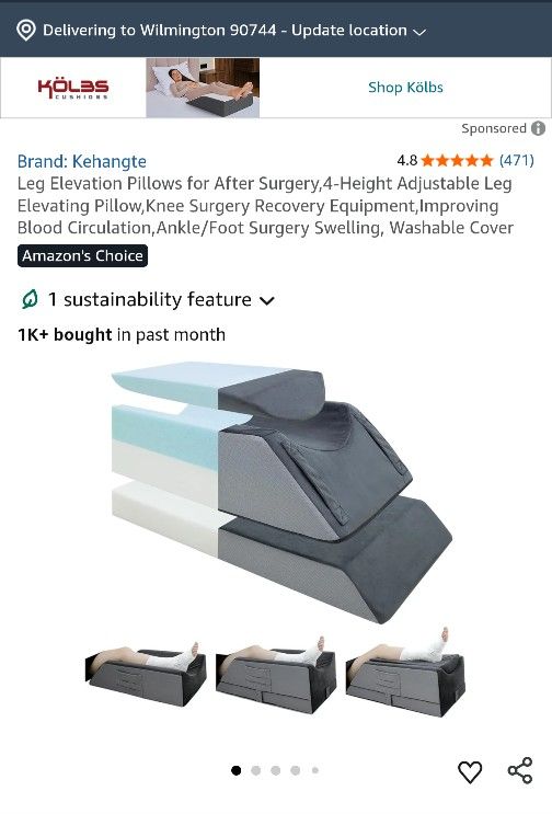 Leg Elevation Pillow