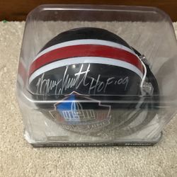 Bruce Smith Signed Mini Helmet 