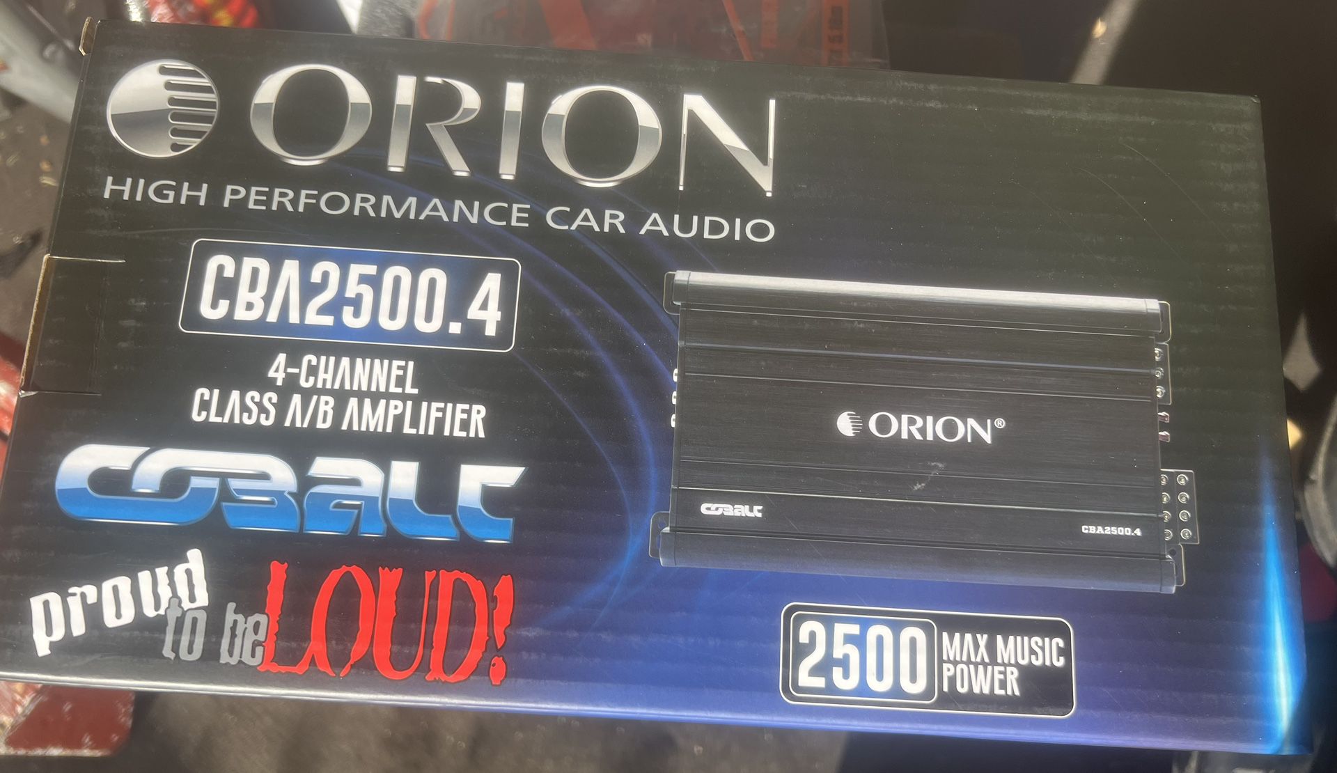ORION CBA2500.4 BRAND NEW 4-CHANNEL AMPLIFIER 