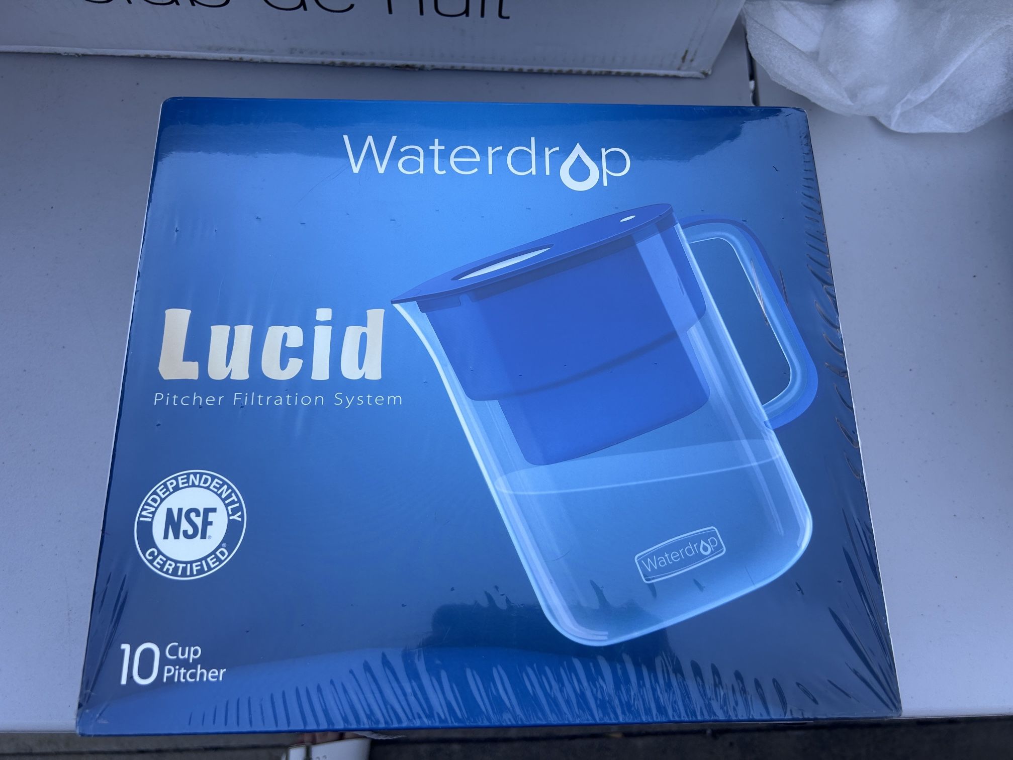 Waterdrop Water Filter Pitcher Filtration System New.