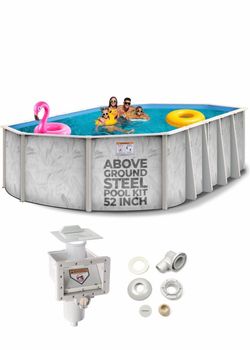 15x30 Oval pool w/pump and filter and stairs