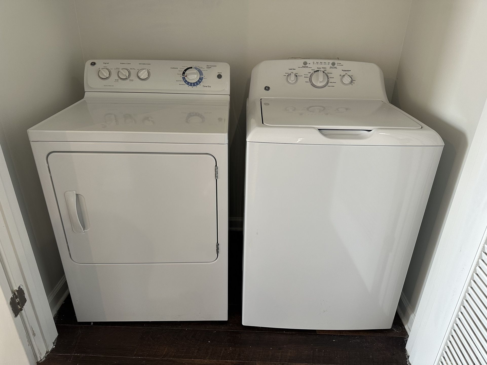 Washer and dryer