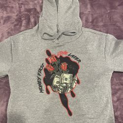 Grey/Gray "Money First Love Later" Hoodie