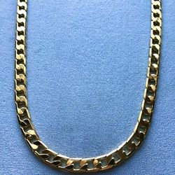24” Cuban Necklace 8mm 14k Gold Plated *Ship Nationwide Or Pickup Boca Raton