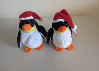 Ty Beanie Baby Christmas Penguin Plush