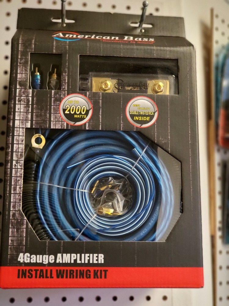 American Bass 4 Gauge Kit New