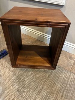 Wooden Cube Storage Shelf Unit