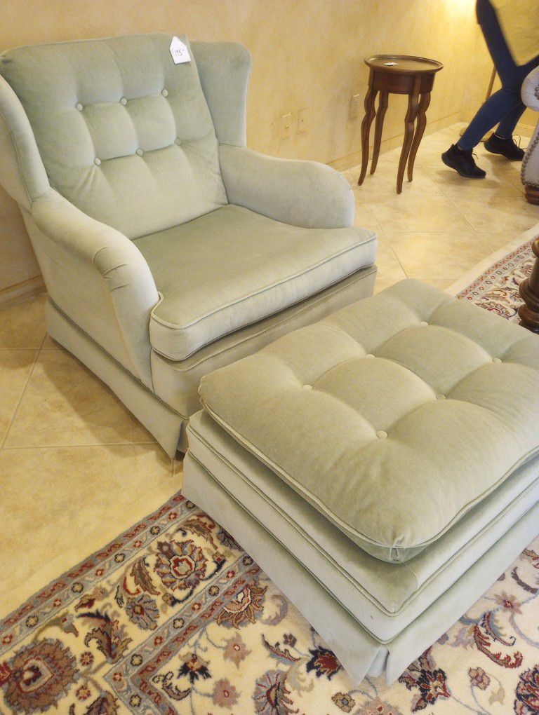 Brand New Chair With Ottoman