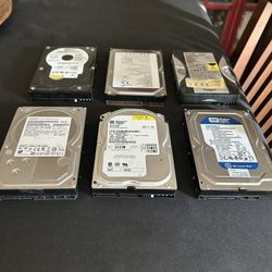 Hard Drives Used