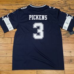 Navy Or White George Pickens Dallas Cowboys Jersey #3