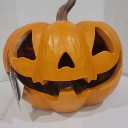 LED Lighted Pumkin Decoration (NEW)