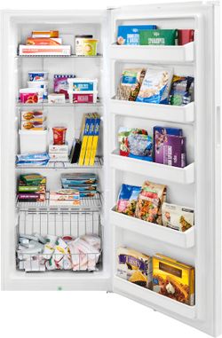 Frigidaire FFFU13F2VW - 13 Cu. Ft. Garage Ready Upright Freezer - White - Open Box