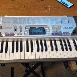 Casio CTK 496 Portable Sound Bank Electronic Keyboard 61 Keys. Learning Keyboard. Watch video. 