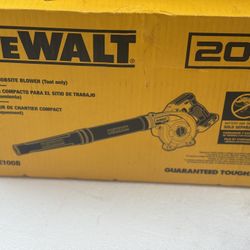 Dewalt 20V MAX Cordless Compact Jobsite Blower 135 MPH 100 CFM (Tool Only)