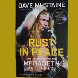 Rust In Peace- The Inside Story Of The Megadeath Masterpiece Hardcover Book