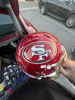 Signed Deebo Samuel Helmet