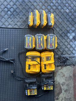 DeWalt batteries DeWalt chargers