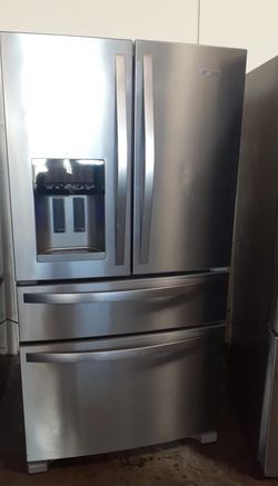 Whirlpool French Door Stainless Steel Refrigerator Fridge
