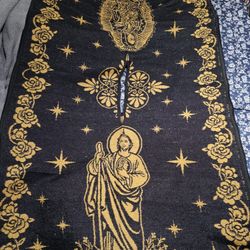 St Jude Virgin Mary Poncho Gaban Thick Like A Blanket 