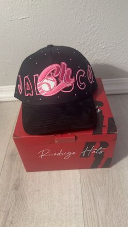 Jalisco Embroidered Baseball Cap Black Pink