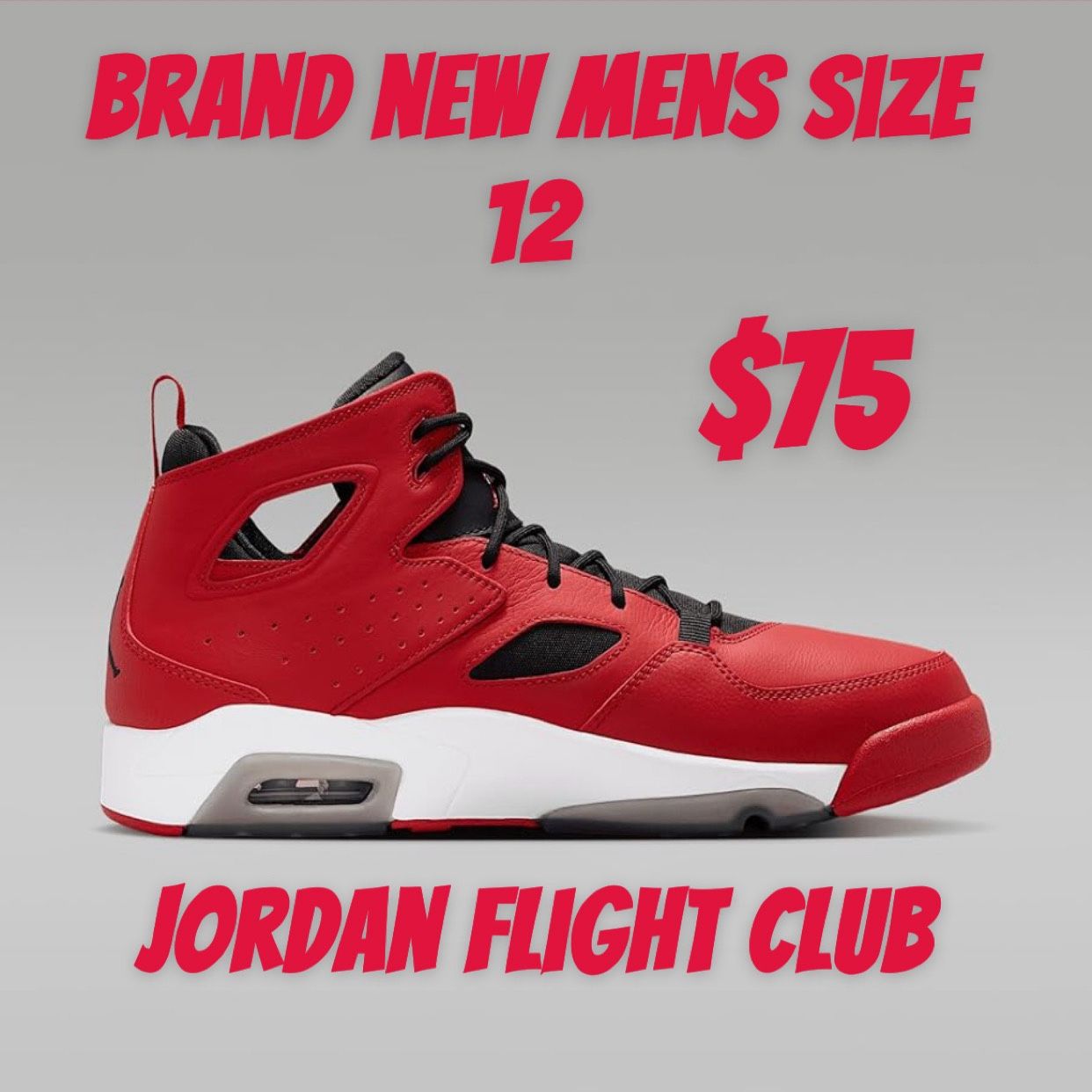 Nike Air Jordan Flight Club Brand New Size 12 Retro Jumpman