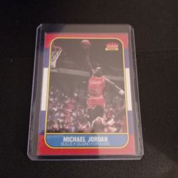 Michael Jordan RC Fleer 1986 VG Condition 