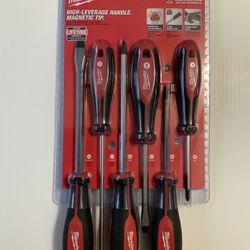 New Milwaukee 6 Piece Screwdriver Set