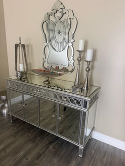 Glass Buffet table
