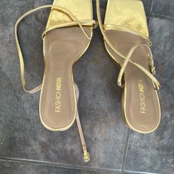 Gold Strappy sandals