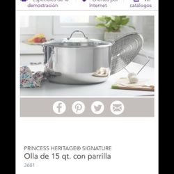 Olla De 15qts Princess House