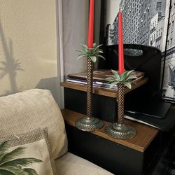 2-Palm Candle Holder  