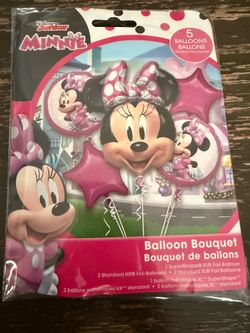 Minnie Mouse balloon bouquet