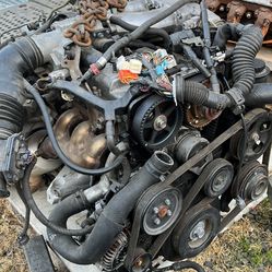 2JZ Engine And Transmission With Harness And Computers 