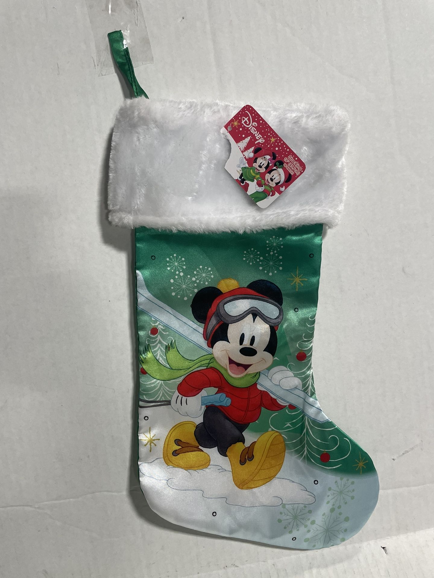Mickey Mouse Skiing Christmas Stocking
