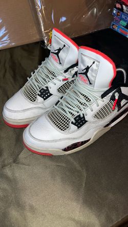 Air Jordan 4 Retro Bright Crimson Size 7.5  Flight Nostalgia